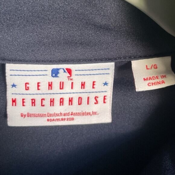 MLB Red Sox Zip Up Sportswear Baseball Athletic Fan Jacket B Logo Size Large - Picture 3 of 8